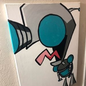 Invader Zim (Gir) Painting